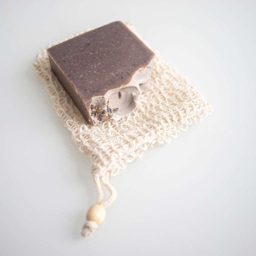 Organic Exfoliating Soap Bag