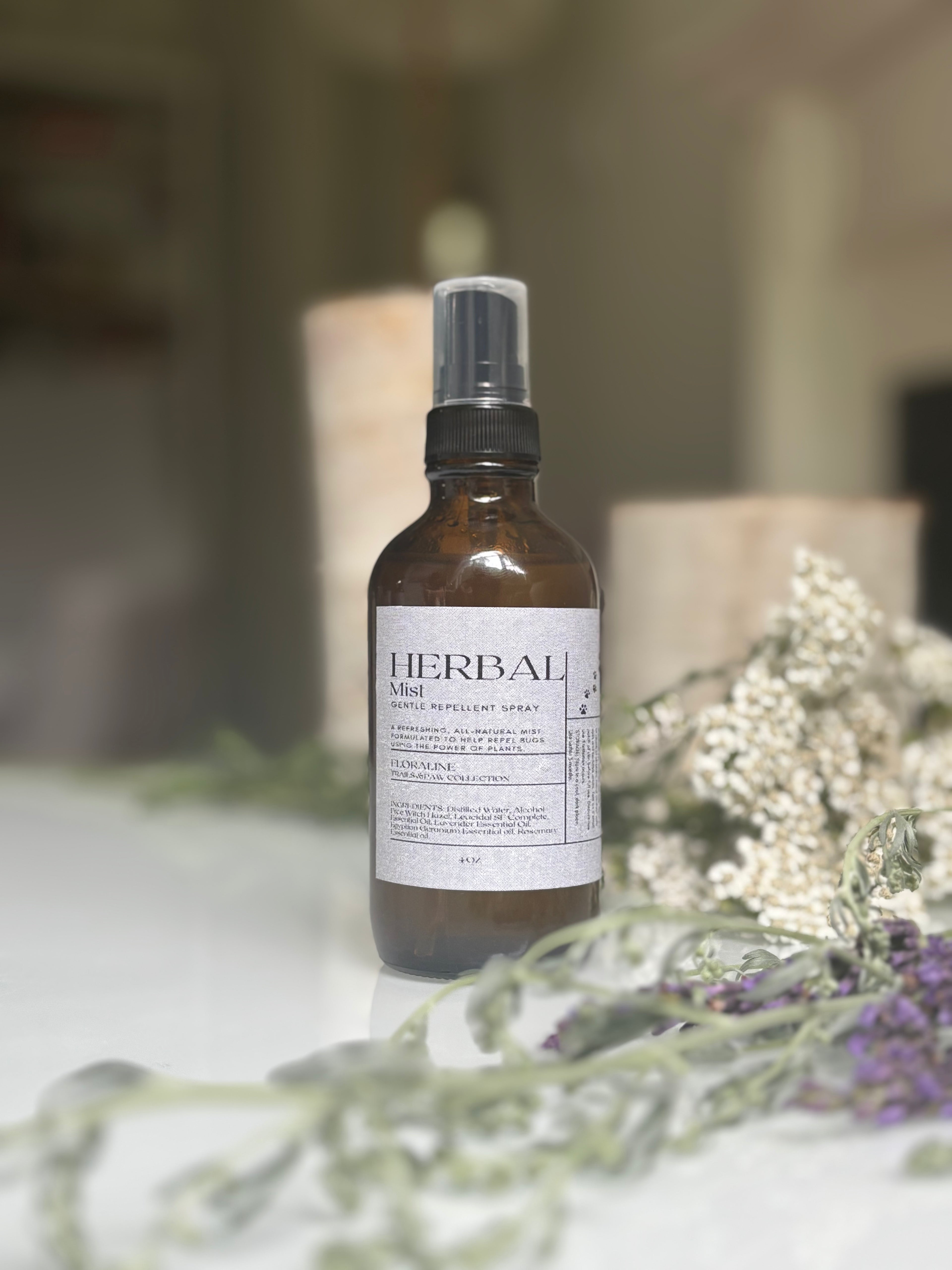 Spray répulsif doux aux herbes