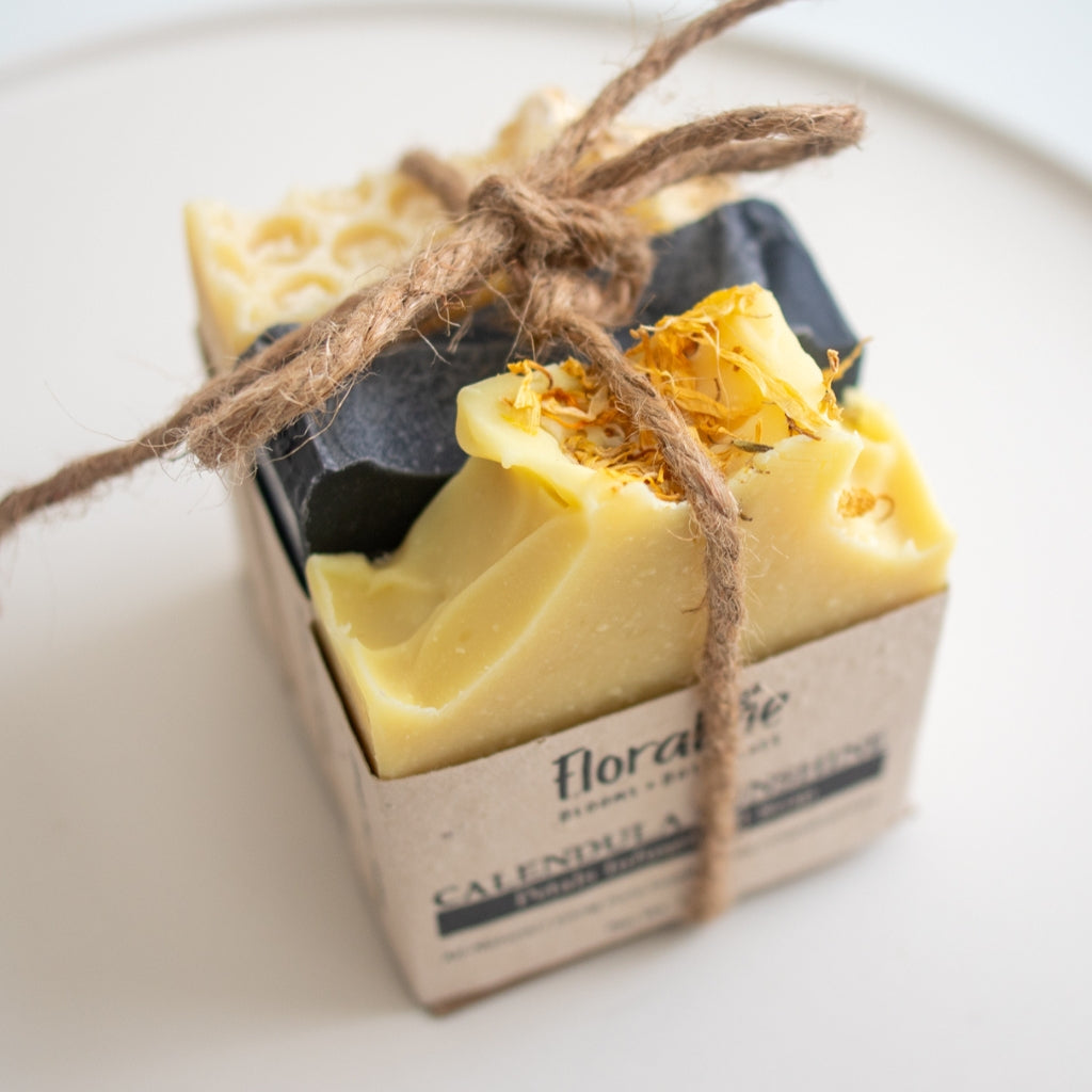 Min Rooted In Nature - Coffret cadeau de 3 savons