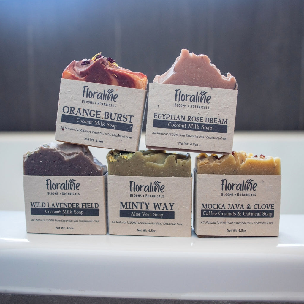 Grand Sacred Garden Path - Coffret cadeau de 5 savons