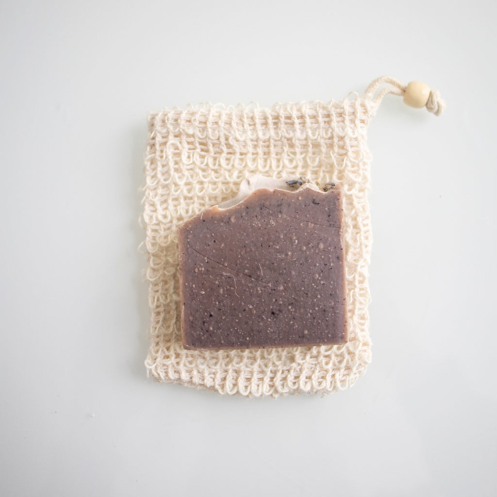 Organic Exfoliating Soap Bag