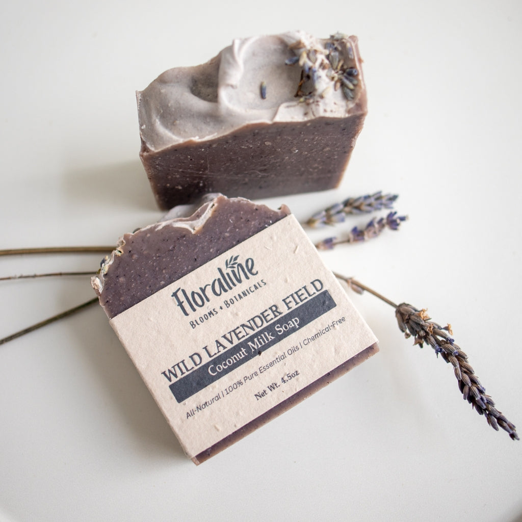 Champ de lavande sauvage