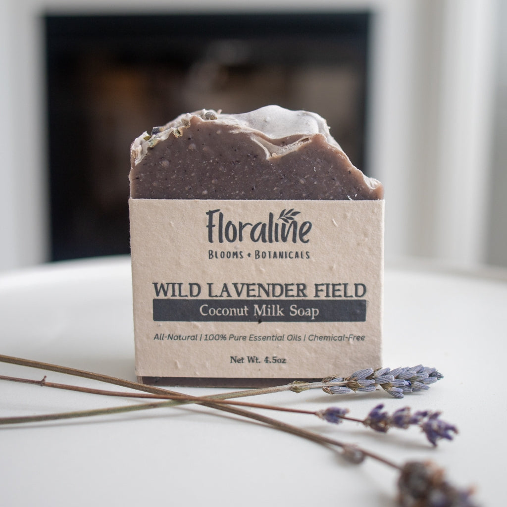 Champ de lavande sauvage