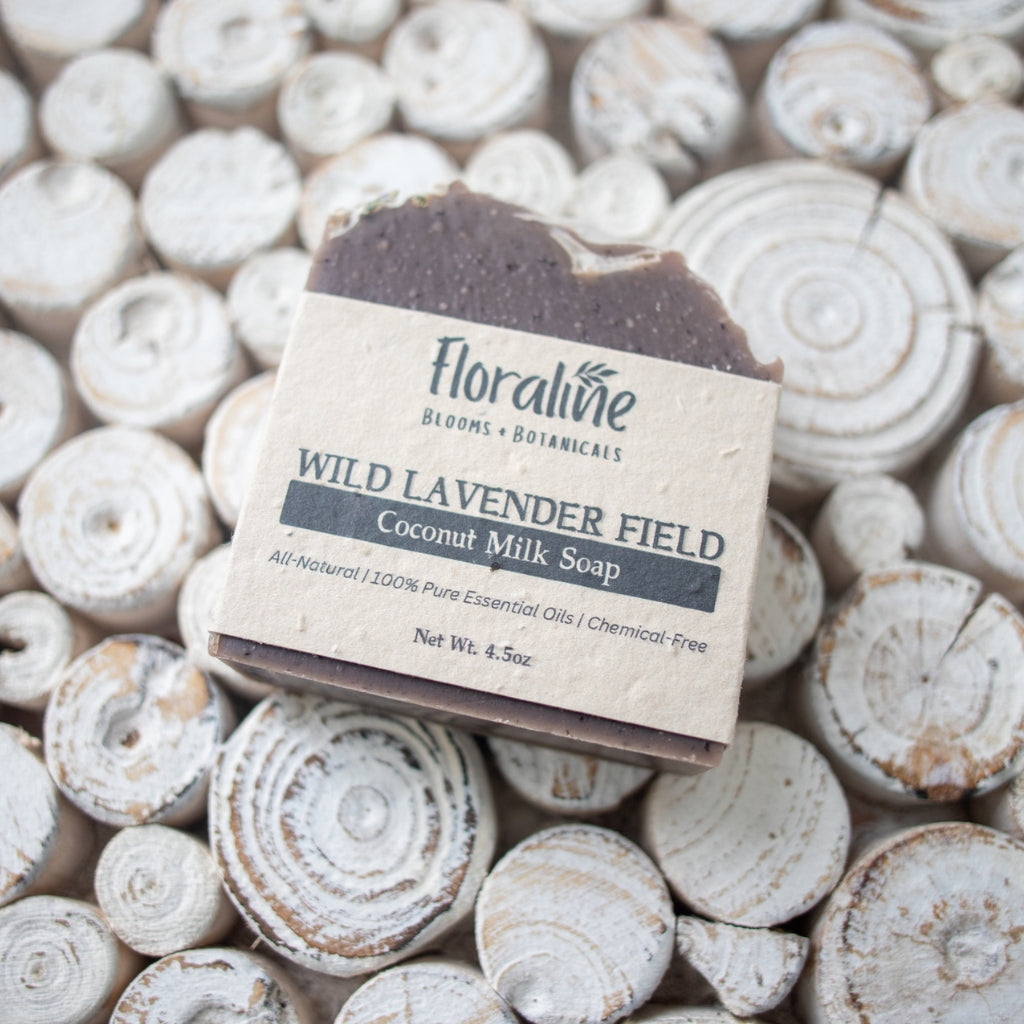 Champ de lavande sauvage