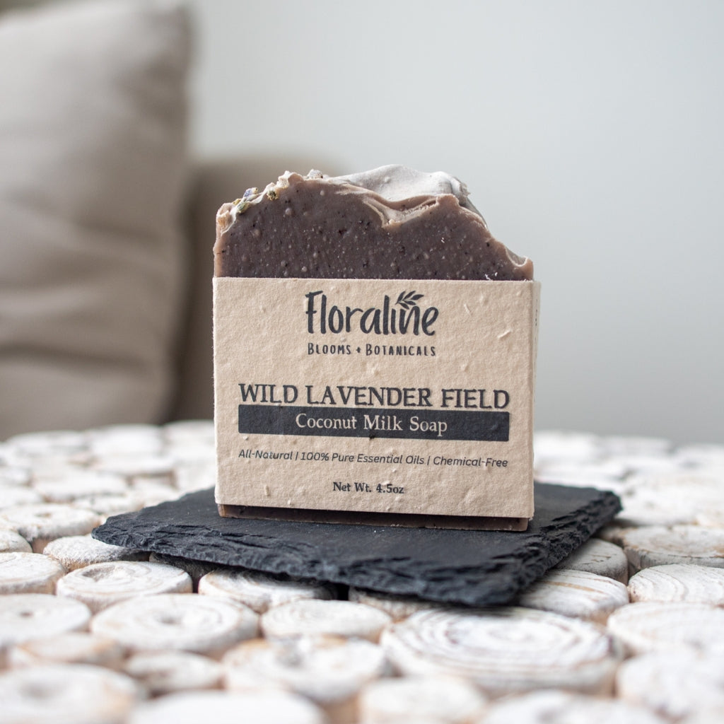 Champ de lavande sauvage