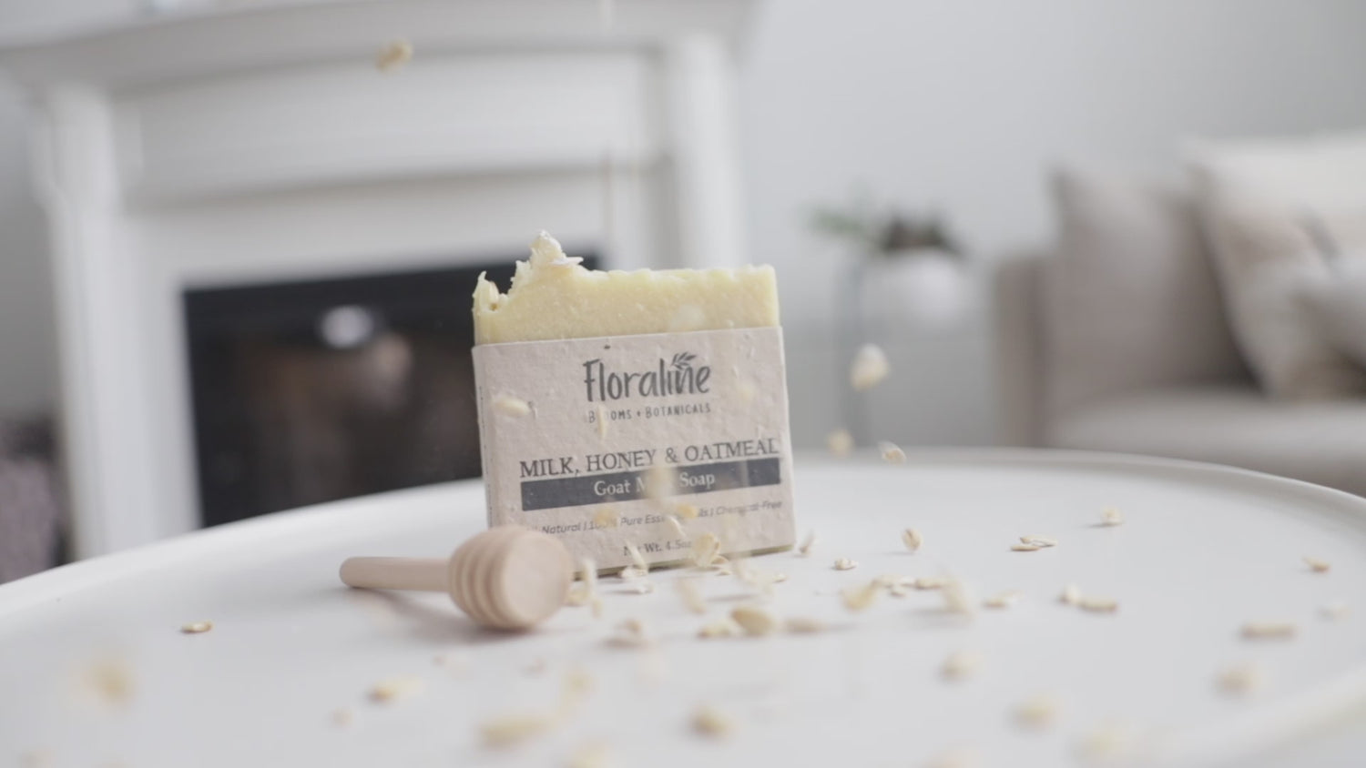 Lait, miel et flocons d&