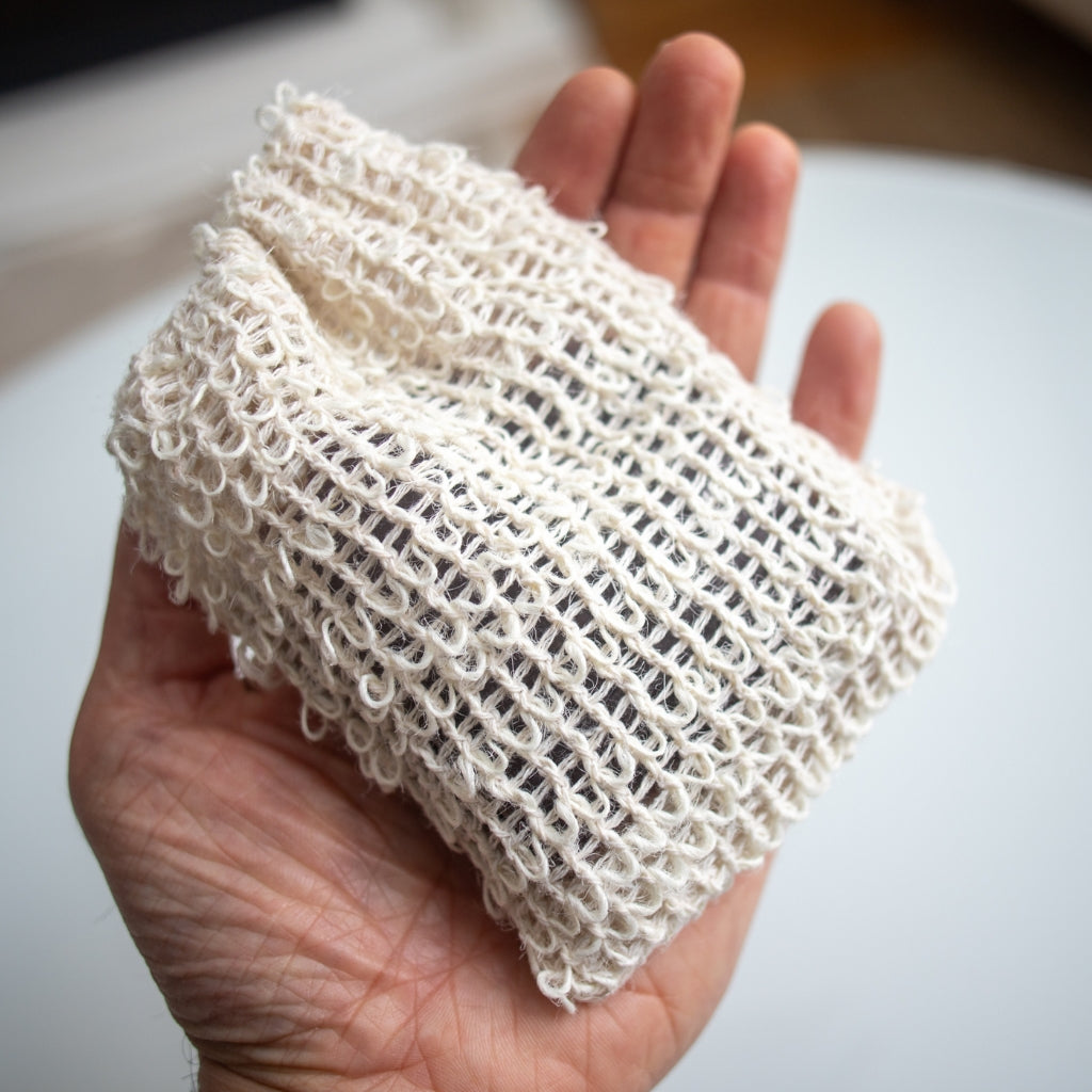 Organic Exfoliating Soap Bag