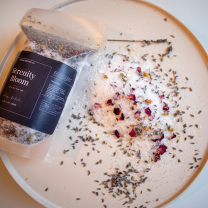 Botanical Bath Soak Trio Bundle with Reusable Muslin Bag