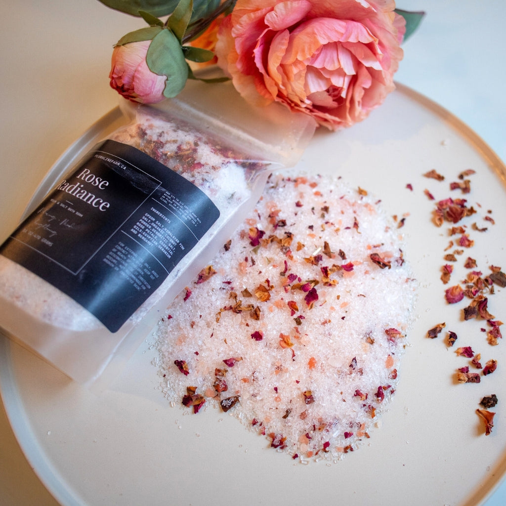 Botanical Bath Soak Trio Bundle with Reusable Muslin Bag