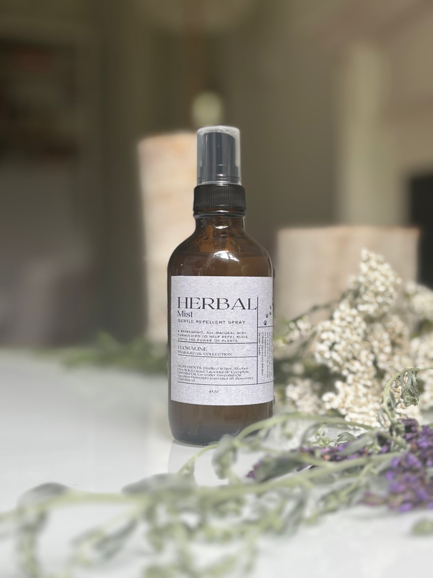 Spray répulsif doux aux herbes