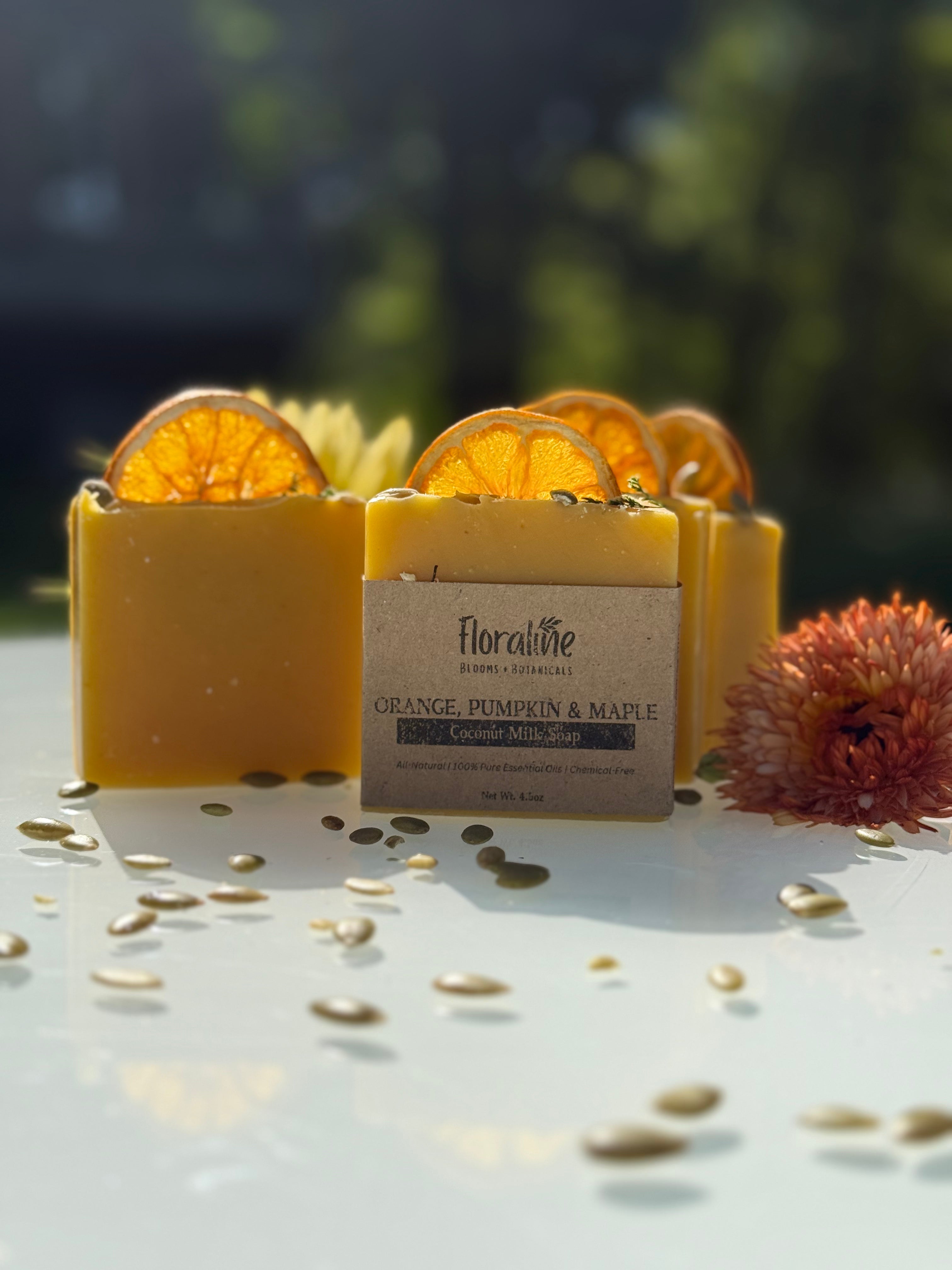 Fall 4 Soaps Bundle + Free Mystery Soap — Inspired by the Magic of Autumn