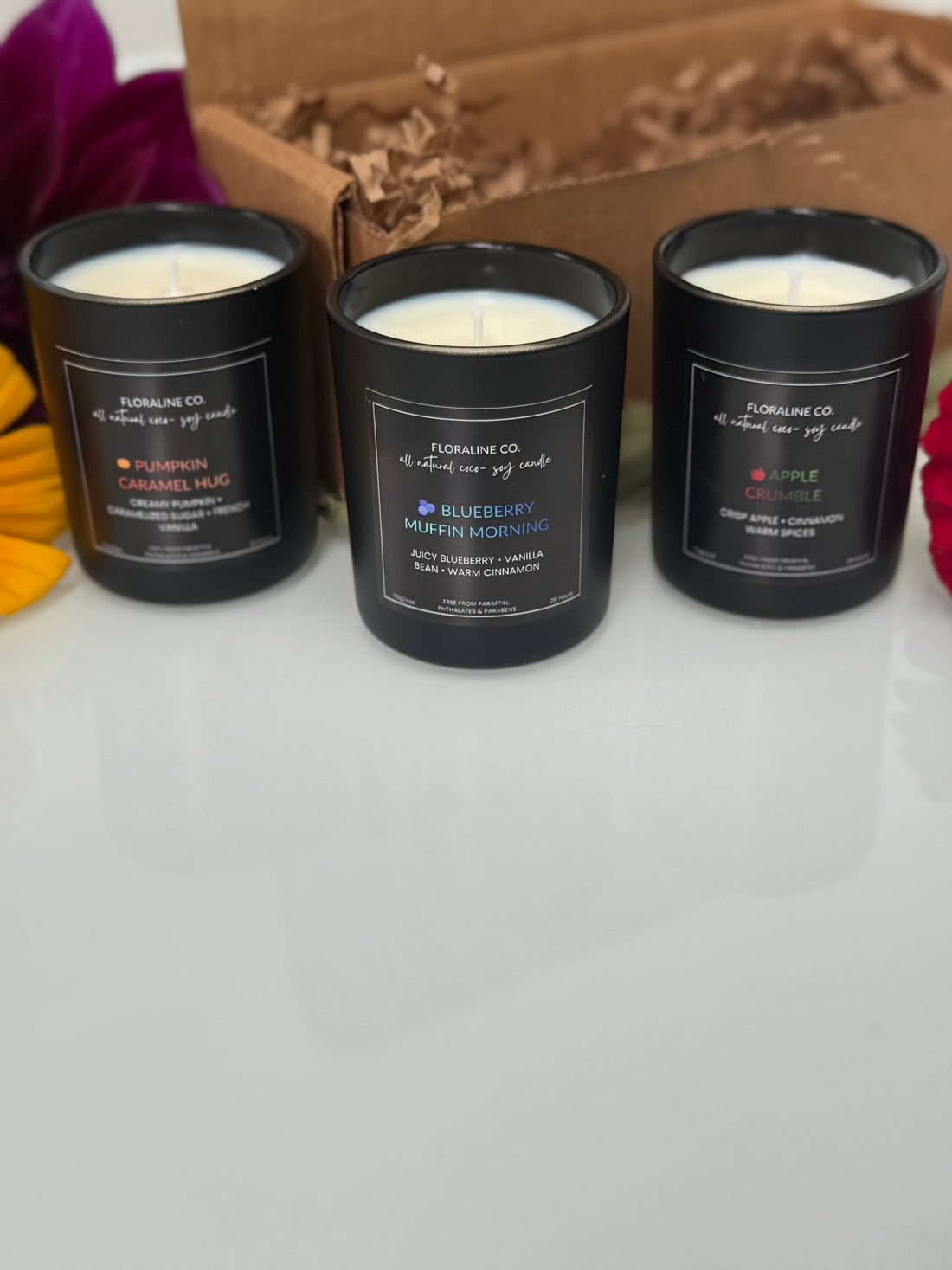 Cozy Harvest Fall Candle Trio