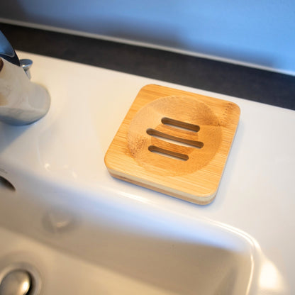 Small Bamboo Soap Dish